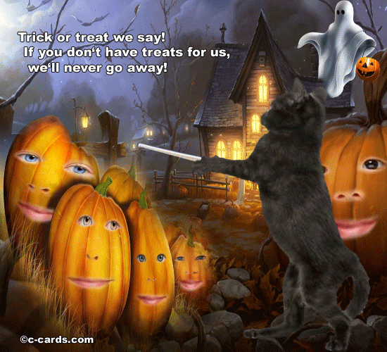Singing Pumpkins! Free Jack-o'-lantern eCards, Greeting 