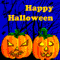 Home : Events : Halloween [Oct 31] : Jack-o'-lantern - Pumpkin Quartet Greeting Cards.
