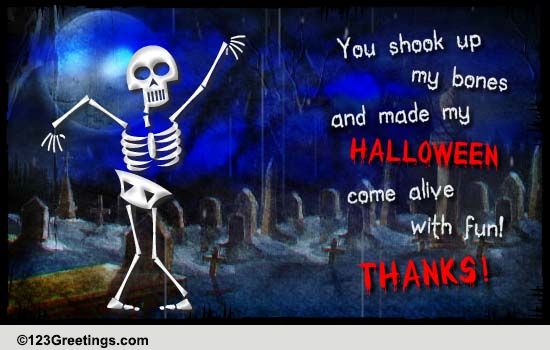 Send A Halloween Thank You Free Thank You Ecards Greeting Cards 123