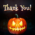 Thank You - Halloween Greeting.