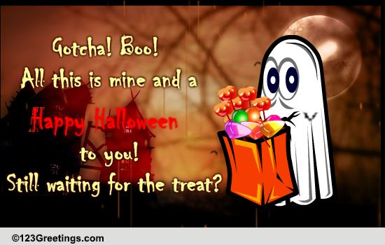 Fill The Halloween Treat Bag Free Trick Or Treat Ecards Greeting Cards 123 Greetings 5255