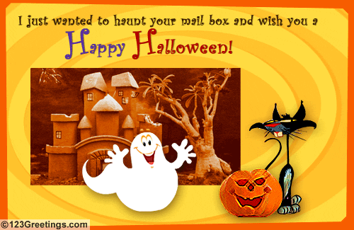 Haunting Your Mail Box This Halloween! Free Happy Halloween eCards