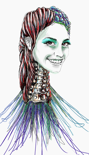 Scary Smile With Bones.