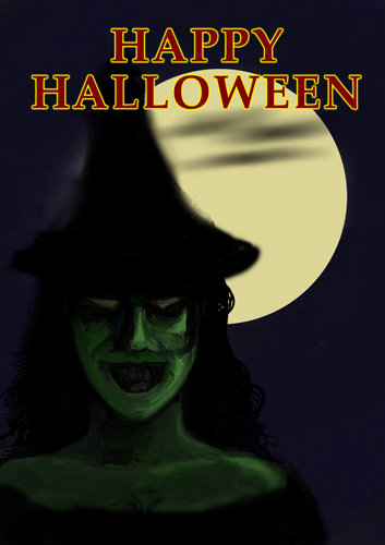 Smiling Evil Witch!