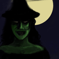 Smiling Evil Witch!