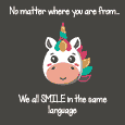We All Smile In The Same Language!
