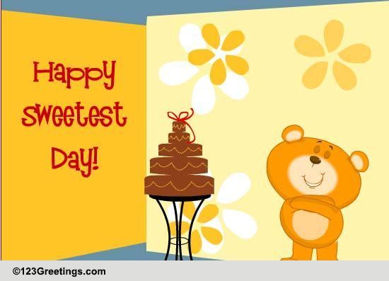Cute Wish On Sweetest Day. Free Happy Sweetest Day eCards 123 Greetings