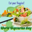 My World Vegetarian Day Ecard.