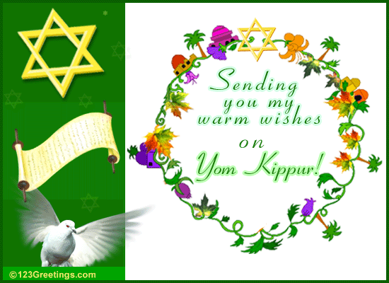 yom kippur card