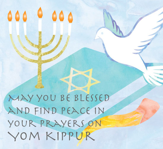 Blessings And Peace On Yom Kippur.