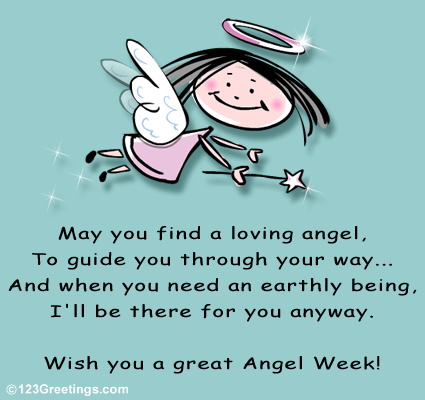An Angel For You Free Angel Week eCards, Greeting Cards
