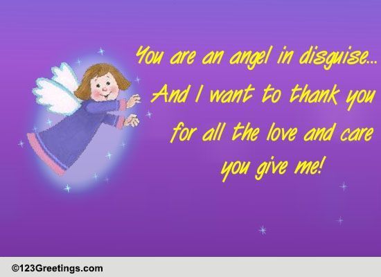 Angel In Disguise Free Angel Week Ecards Greeting Cards 123 Greetings