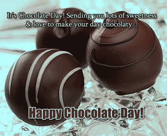 Chocolaty Day! Free Chocolate Day eCards, Greeting Cards | 123 Greetings