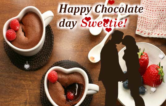 Hot Chocolate For You Sweetie Free Chocolate Day ECards Greeting 