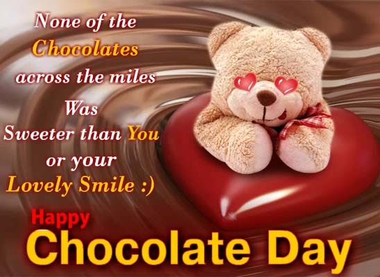 Sweeter Than Chocolates Free Chocolate Day ECards Greeting Cards 