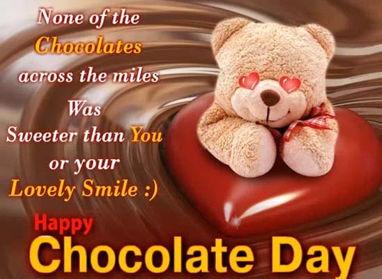 You Are Sweeter Than Chocolates Free Chocolate Day Ecards 123 Greetings