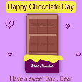 Happy Chocolate Day, Milk Chocolate.
