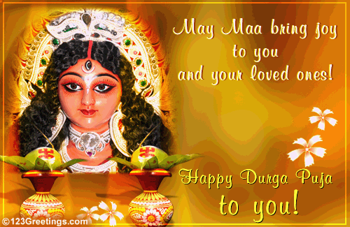 durga. Happy Durga Puja To You!