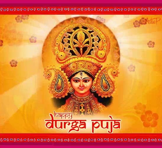 Durga Puja Joy, Wishes & Blessings! Free Happy Durga Puja Ecards 