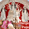 Happy Durga Puja 2009 greeting cards