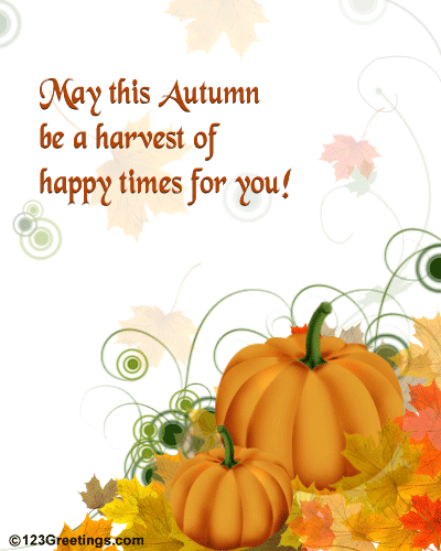 Happy Autumn Wishes Free Happy Autumn ECards Greeting Cards 123 