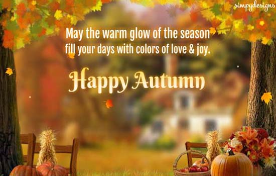 Warm Wishes For A Happy Autumn Free Happy Autumn Ecards Greeting