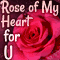 Rose Of My Heart For You!