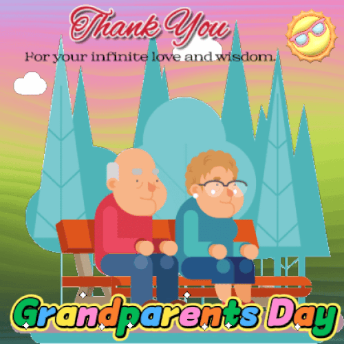 Thank You For Your Infinite Love. Free Grandparents Day eCards 123