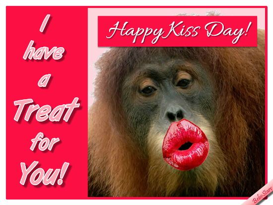 I Have A Treat For You! Free Kiss Day eCards, Greeting Cards | 123 Greetings