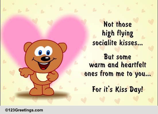 Muah Muah Free Kiss Day Ecards, Greeting Cards 