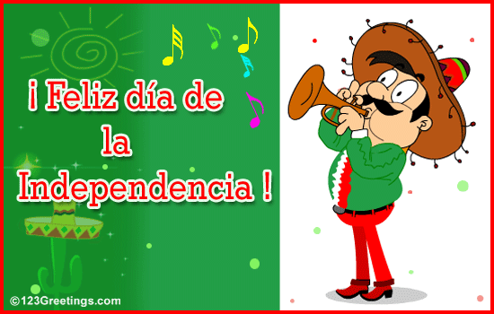 Mexican Independence Day Greeting. Free Independence Day (Mexico) eCards |  123 Greetings