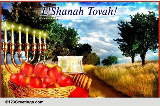 Beautiful Rosh Hashanah Blessing Free Religious Blessings Ecards 123 Greetings 6809