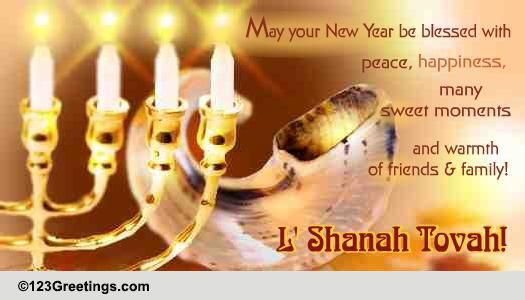 Peace And Happiness On Rosh Hashanah Free Specials Ecards 123 Greetings 9950