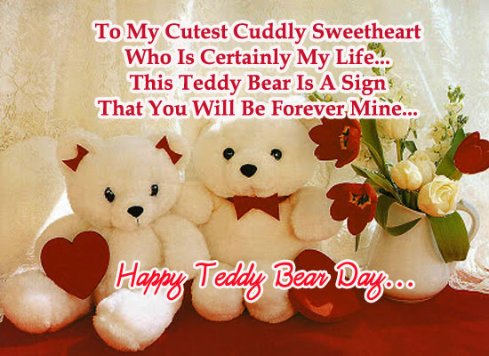 Teddy Bear Wishes. Free Teddy Bear Day eCards, Greeting Cards