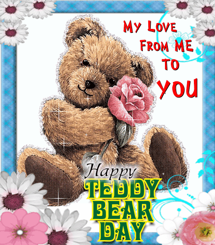 My Cute Teddy Bear Day Ecard.
