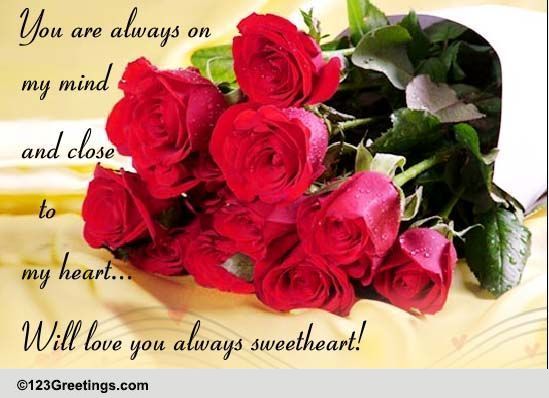 Close To My Heart... Free True Love Forever Day eCards, Greeting Cards