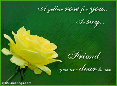 A Yellow Rose For You...