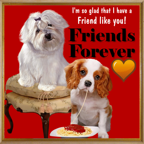 animated greeting card best friends fforever gif