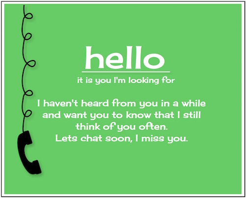 Hello We Haven t Talked In A While Free Hello eCards 123 Greetings