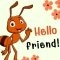 Cute Hello Friend Ecard.