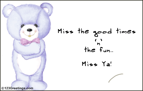 Miss You My Pal Free Miss You Ecards Greeting Cards 123 Greetings