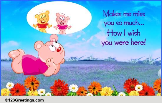 Miss You All The Time Free Miss You Ecards Greeting Cards 123