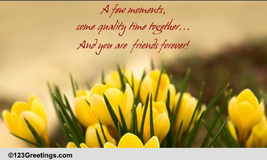 Friendship Is A Bond! Free Quotes & Poetry eCards, Greeting Cards | 123
