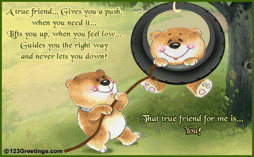 animated greeting card best friends fforever gif