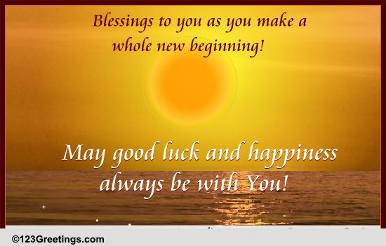 Love Luck And Happiness Free Blessing You Ecards Greeting Cards 123 Greetings