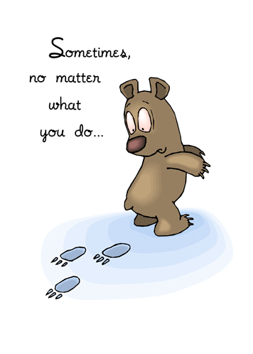 Send Encouragement With Humorous Bear!