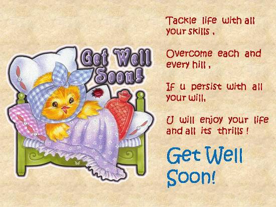 Get Well Message For Your Loved One. Free Get Well Soon Ecards 