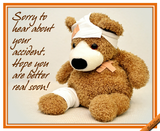 Poor Baby Free Get Well Soon ECards Greeting Cards 123 Greetings