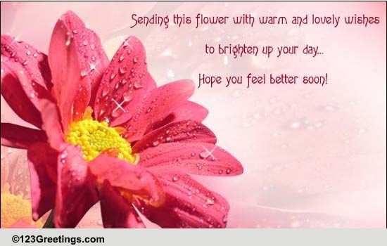 Lovely Wishes To Get Well Soon! Free Get Well Soon eCards | 123 Greetings