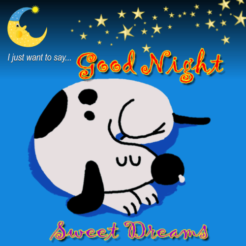 A Cute Good Night Card Just For You. Free Good Night eCards | 123 Greetings